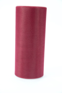 6 Inches Wide x 25 Yard Tulle, Burgundy (1 Spool) SALE ITEM